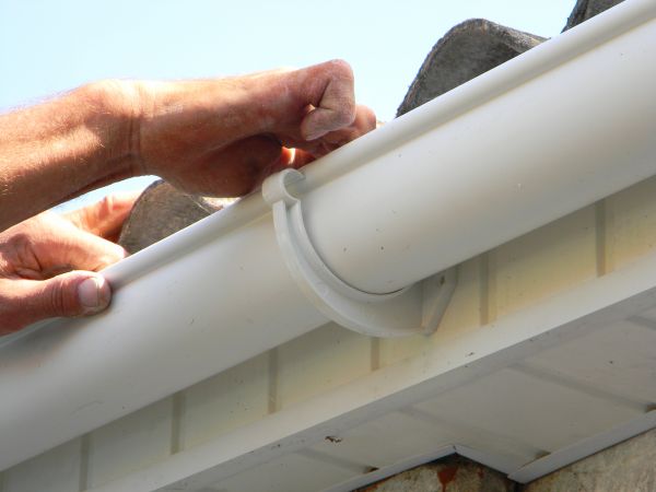 Plastic Gutter Repair in Decatur