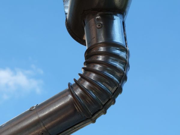 Metal Downspout Installation in Decatur