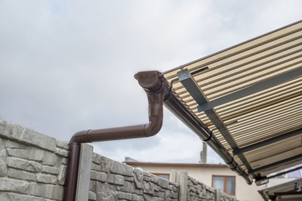 Plastic Downspout Installation in Decatur